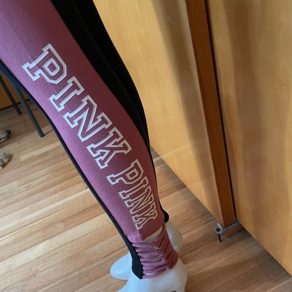 Victoria’s Secret Pink Sports Bra Size Medium Leggings Size Small Strappy - Picture 4 of 13